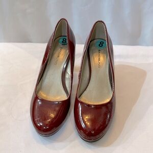 Wine color heels